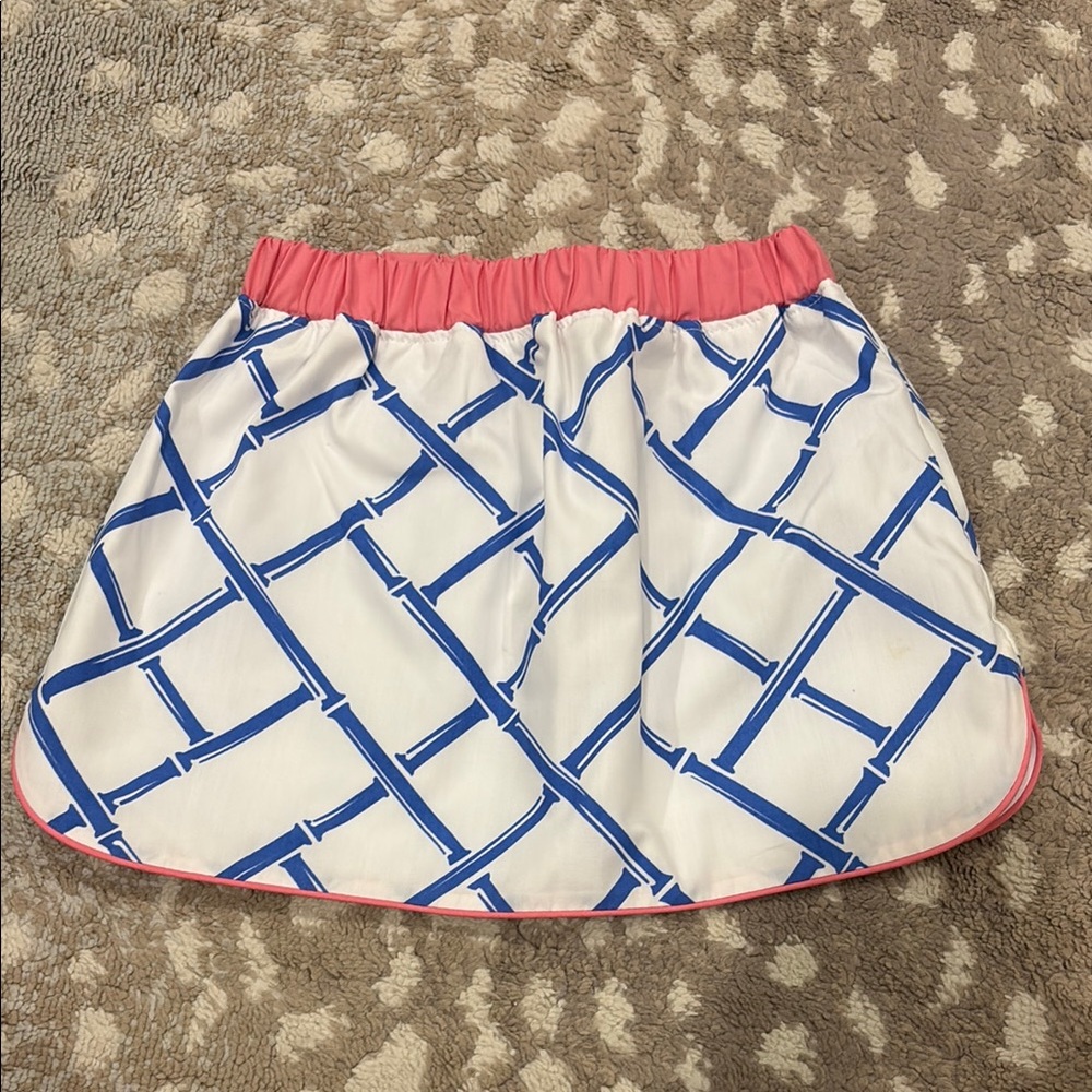NWT The Beaufort Bonnet Company Pink and Blue Skirt